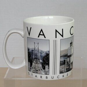 Vintage Starbucks Barista 2005 Vancouver Canada City Scenes Series Coffee Mug 16